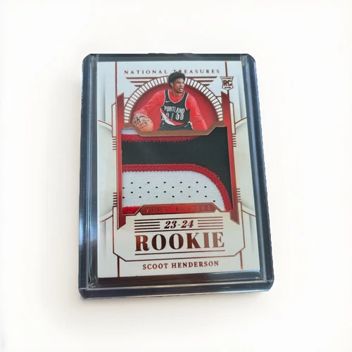 2023-24 National Treasures Rookie Patches Orange #160 Scoot Henderson /49 MEM RC