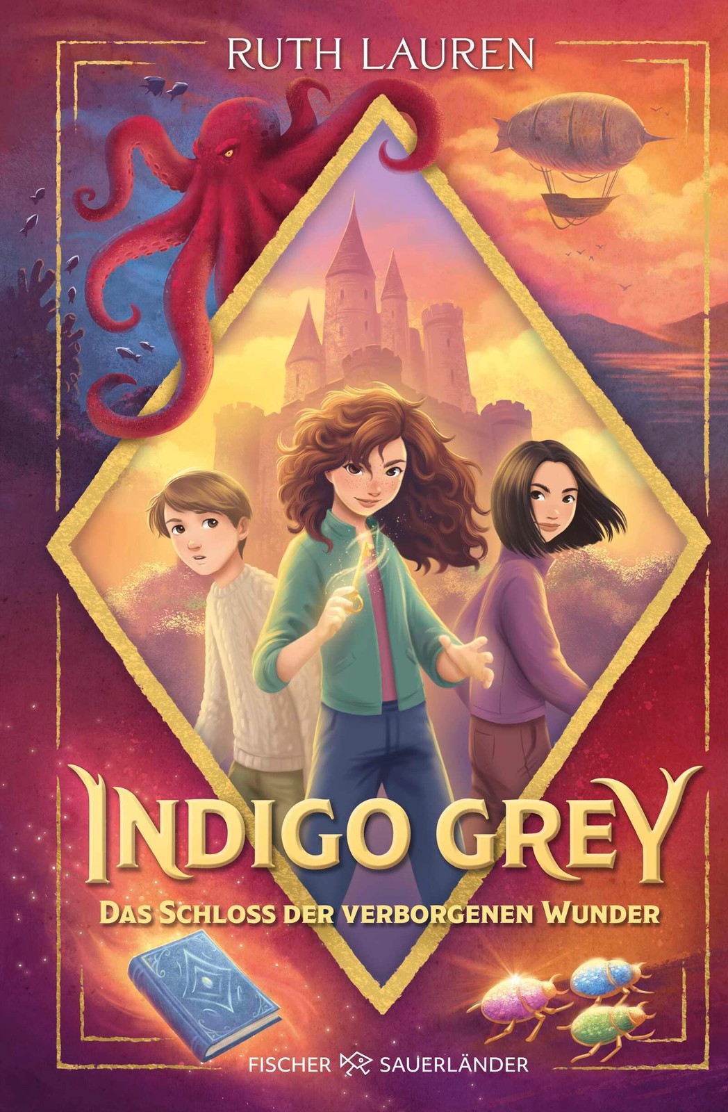 Indigo Grey – Das Schloss der verborgenen Wunder: Magische Abenteuergeschichte ab 9 Jahren │ Spannende Fantasy-Serie für Kinder (»Indigo Grey«-Serie, Band 2) - Bild 2