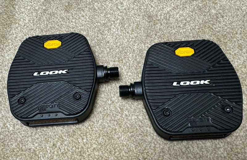 Look Geo City Grip Black Pedals Flat Platform