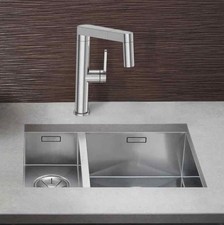 Image of Blanco 521614 ZEROX 340 180U RH 1.5 Bowl Undermount Stainless Steel Kitchen Sink