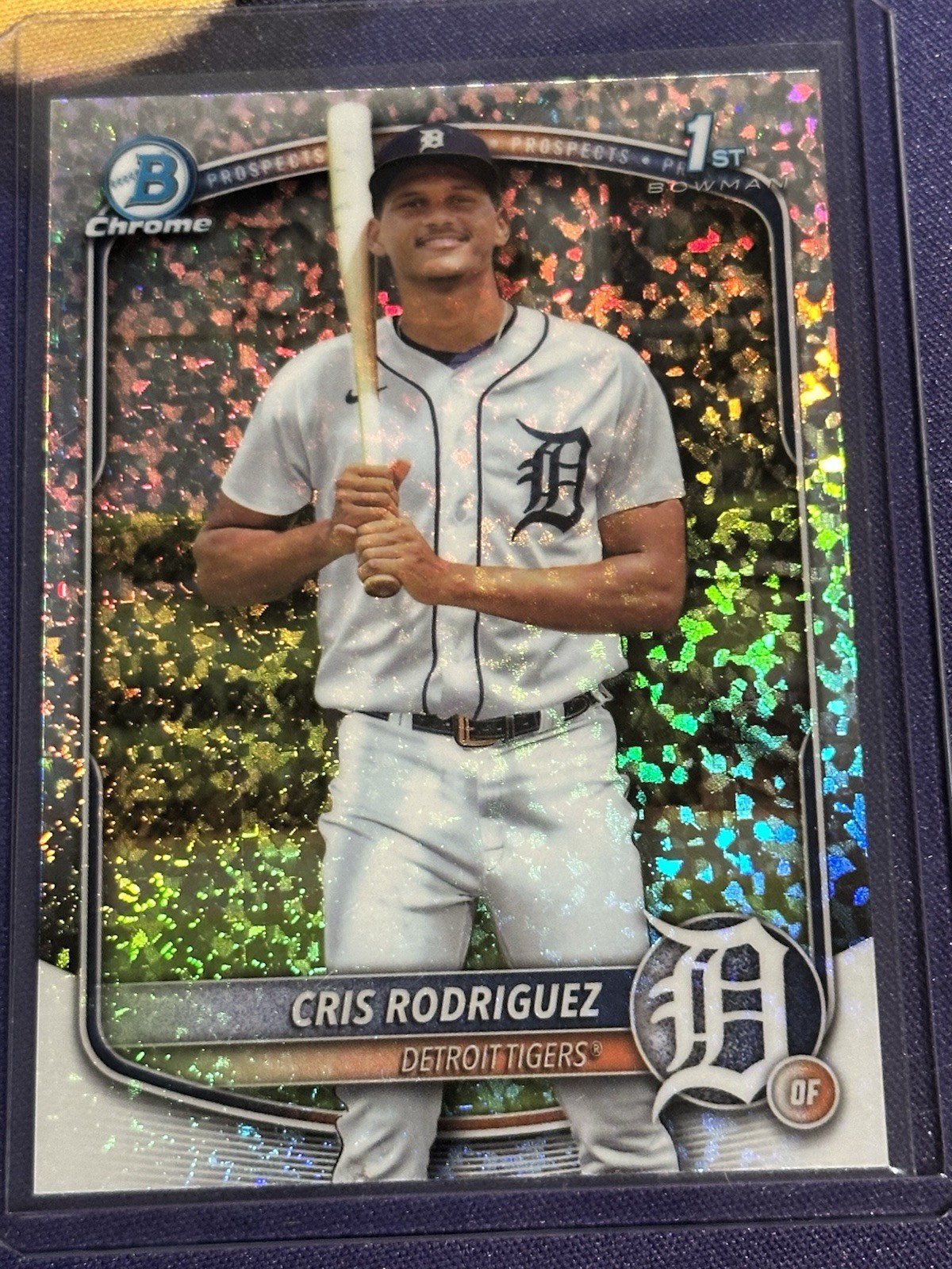 2025 Bowman Chrome Cris Rodriguez Mini Diamonds Refractor 1st