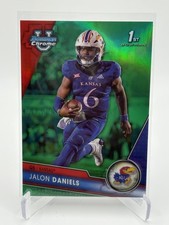 Jalon Daniels 2023 Bowman University Chrome #173 Green Refractor #25/199