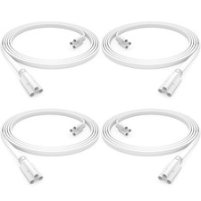 4-Pack 6FT T5 T8 Light Connecting Wire, Dual-Ended Linkable Cable Cords for ...