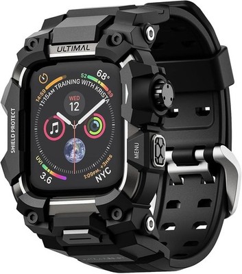 ULTIMAL Rugged Case with Band for Apple Watch 44mm,Compatible with App... Bundle