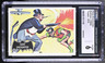 1966 Topps Batman Black Bat Fiery Encounter #19 - CGC 6