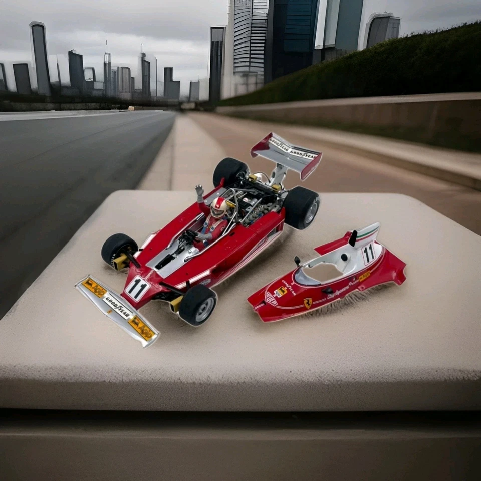 Ferrari 312T Exoto F1 model  Metal 1/18 Ferrari 312 T 1975 C.Regazzoni 11 - Immagine 2 di 4
