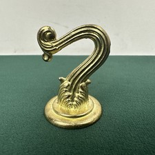 Vintage Brass Wall Hook Scroll Coat Hat Hook Decorative Taiwan