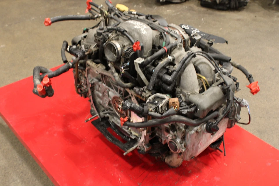 JDM SUBARU FORESTER EJ25 SOHC 2.5L 00-01-02-03-04-05 NON-AVLS ENGINE - Image 3 of 4