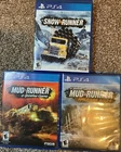 SnowRunner (PlayStation 4 PS4) , Mud Runner, American Wilds US VERSION Lot
