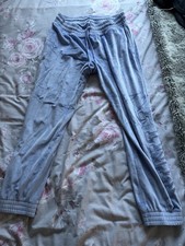 PINK Victoria’s Secret velour joggers  Womans Size Medium Used Condition Good