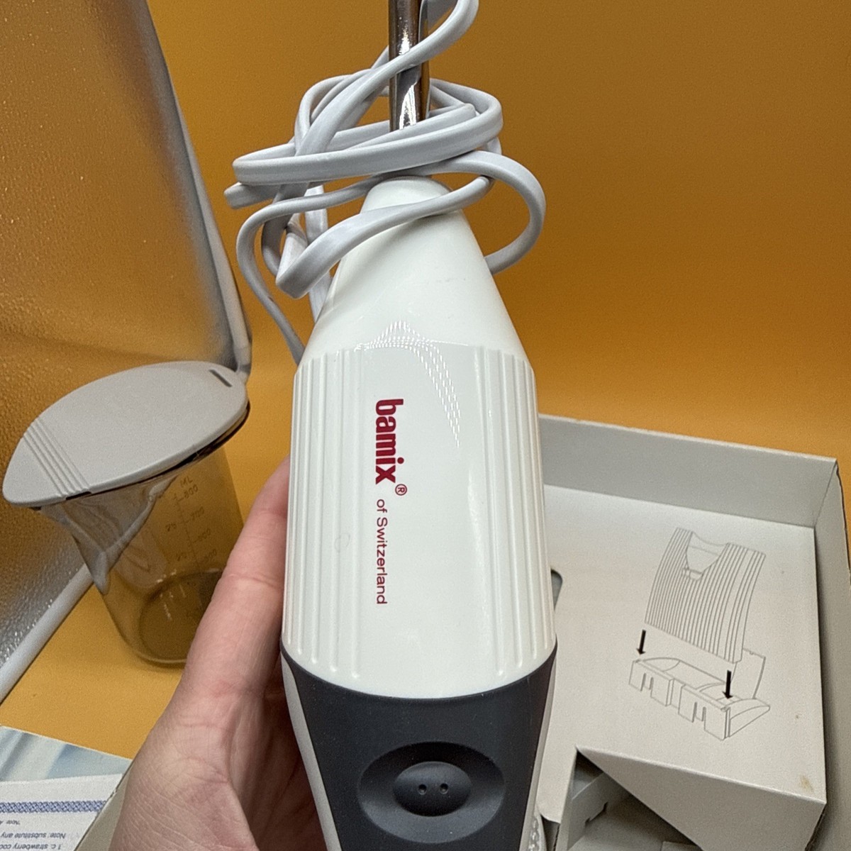 Bamix Swiss Made M 133 Mono 2 Speed Hand Immersion Blender