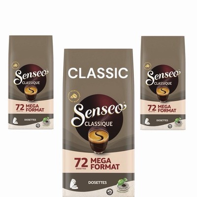216 Senseo Pads Classique Classic 3x72 Mega Format Kaffeepads Frankreich XXL Neu