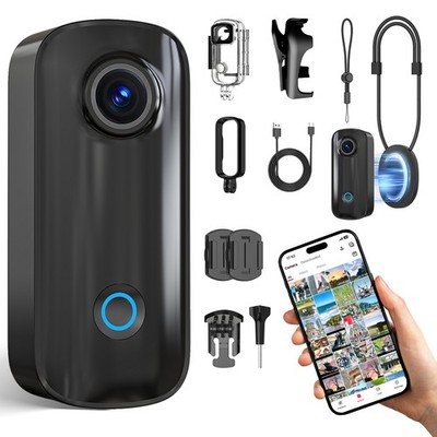 SJCAM C100Plus Action Cam 4K 30M Mini Body Kamera Magnetisch WiFi Helmkamera