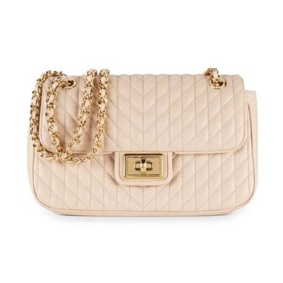Karl Lagerfeld Paris Quilted Leather Shoulder Bag Brand New With Tags