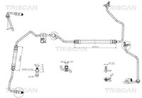 Hydraulikschlauch Lenkung Triscan 8516 28008 FüR Peugeot 206 2A SW 2E Van CC 2D