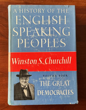 A History of The English Speaking Peoples by Winston Churchill-Vol 4-1958 HC/DJ