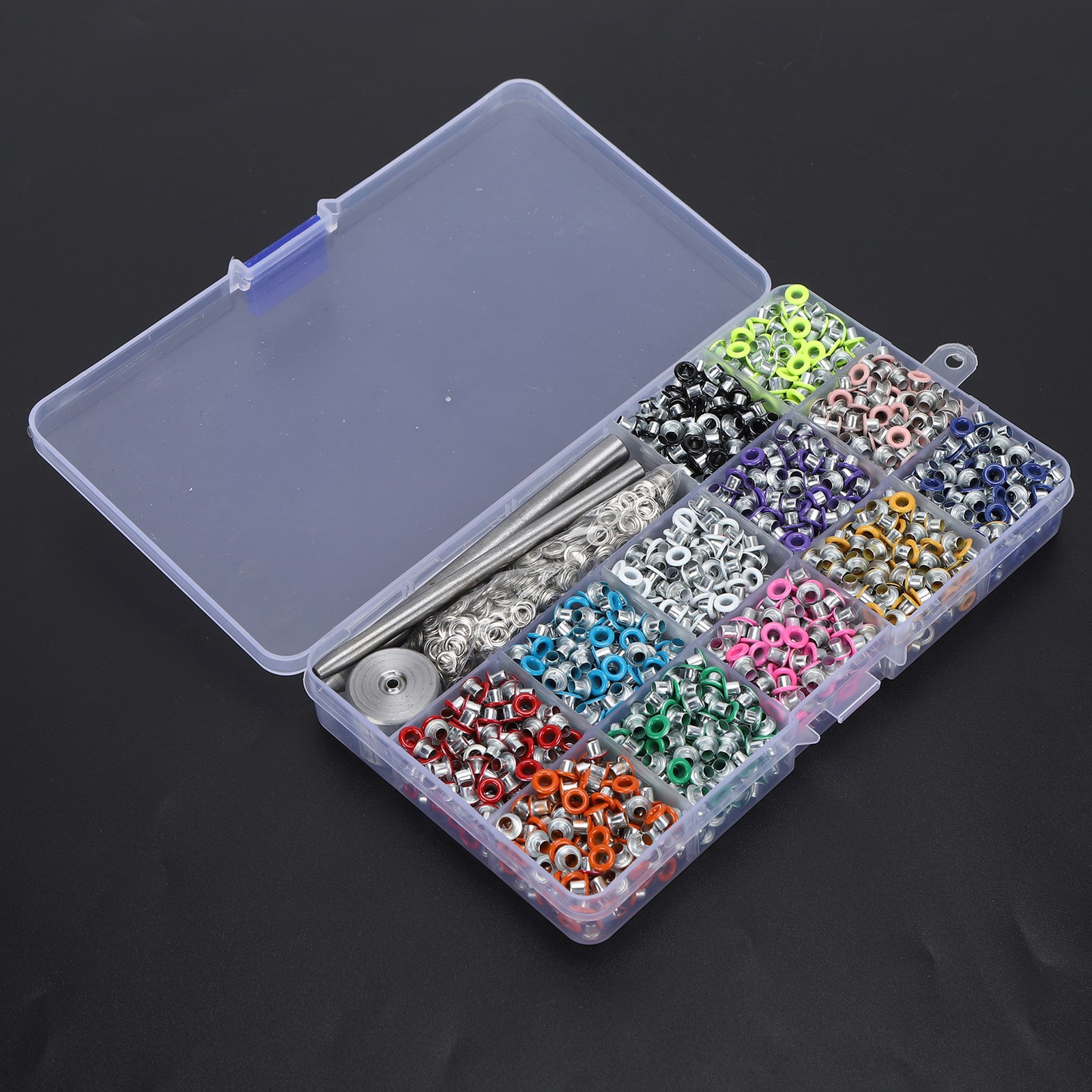 Eyelet Color Metal Hollow Rivet Garment Accessory With Punch Install For.