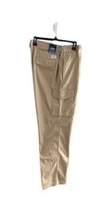 Chaps Men's Explorer Flat Front Straight Leg Pants Tan Size: 38X32