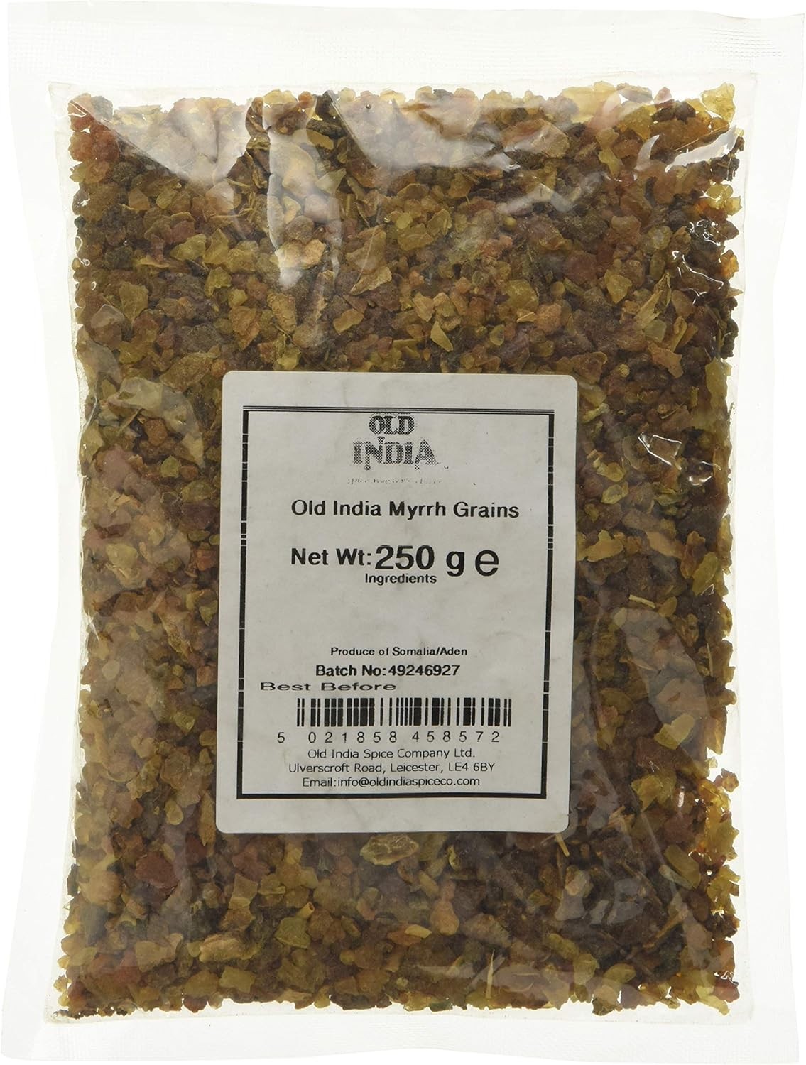 Old India Myrrh Grains 250g , Packaging may vary