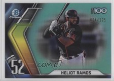 2022 Bowman Chrome Scouts Top 100 Aqua Refractor /125 Heliot Ramos #BTP-52 0j4i