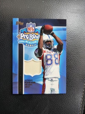 MARVIN HARRISON 2003 TOPPS NFL ALL STAR PLAYER WORN PRO BOWL PATCH.