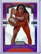 2020 Panini Prizm WNBA Chennedy Carter ROOKIE RC #92 Purple Prizm /125