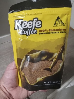 Jail bought keefe instant freeze dried coffee