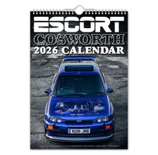 2026 Calendar - Ford Escort Cosworth - Cars / Motoring / Nostalgic / Christmas