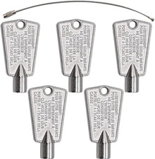 5PCS 216702900 Metal Freezer Door Keys   Compatible with Frigidaire, Kenmore, GE