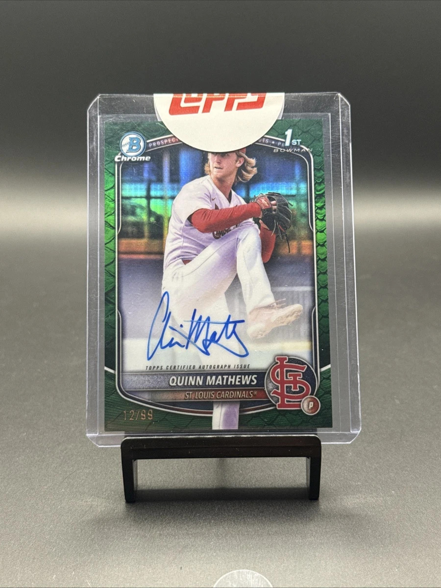Bowman St. Louis Cardinals Baseball Sports Autographed Trading