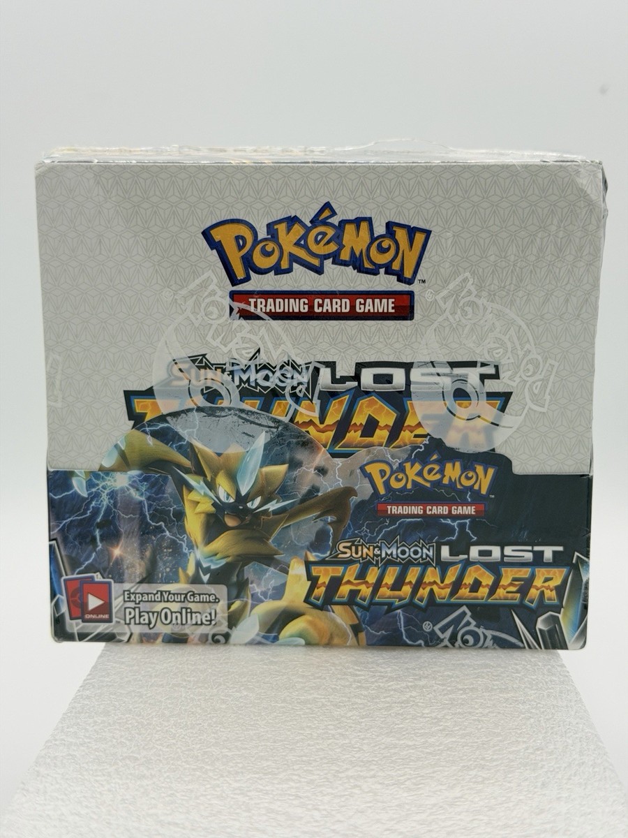 pokemon booster box lost thunder Pokemon TCG: Sun & Moon - Lost Thunder Booster Pack (1 Booster Pack) : Toys  & Games