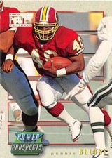 REGGIE BROOKS 1993 PRO SET POWER UPDATE PROSPECTS #10 RC REDSKINS  (BOX ID:13987