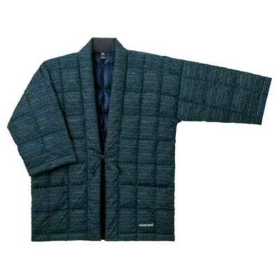 Mont-bell Down Jacket Traditional Japanese Hanten L Size Dark Navy Light & Warm