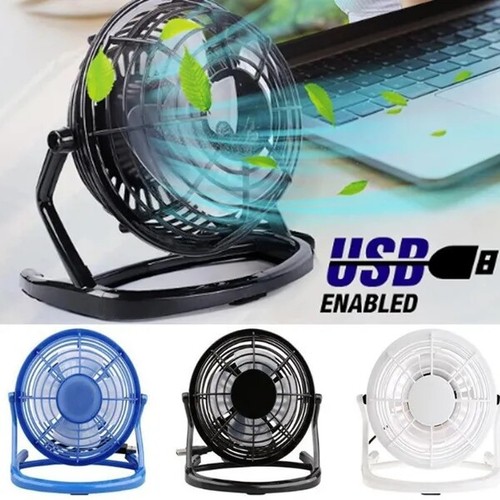 USB Silent Fan Desk Cooler for Laptop Notebook Rotatable USB Portable
