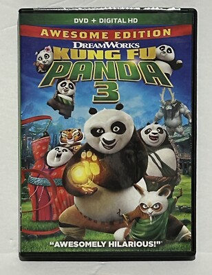 Kung Fu Panda 3 - Awesome Addition Movie DVD + Digital HD