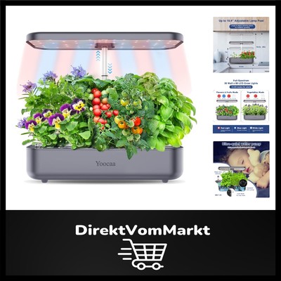 Smart Garden: Hydroponisches Kräutergarten Set mit automatischem Timer
