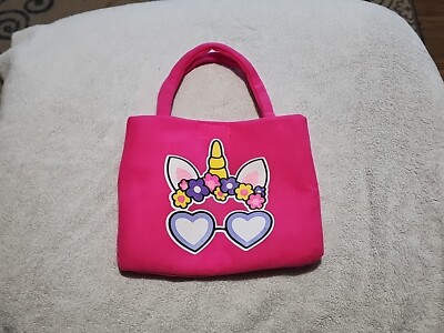 Small UNICORN Bag Purse For Girls Pink White Megatoys