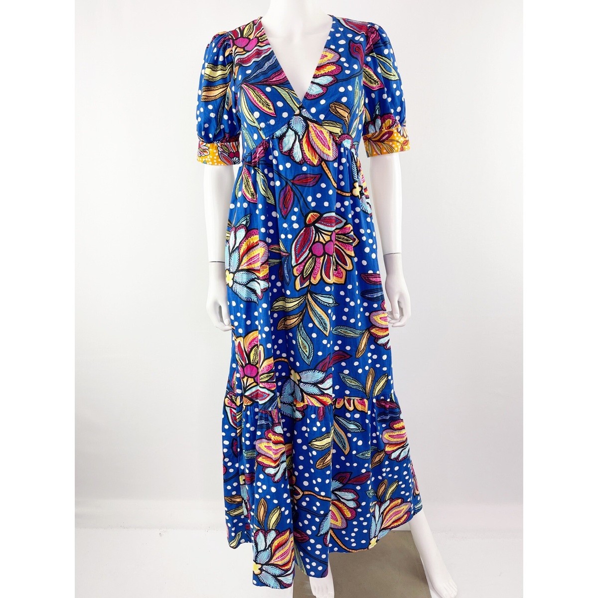 target boho maxi dress Tabitha Brown x Blue Floral Size 0 Colorful Size:14 Boys 10%NYLON Pattern CHS Reno Sale Black Tie Front Mini