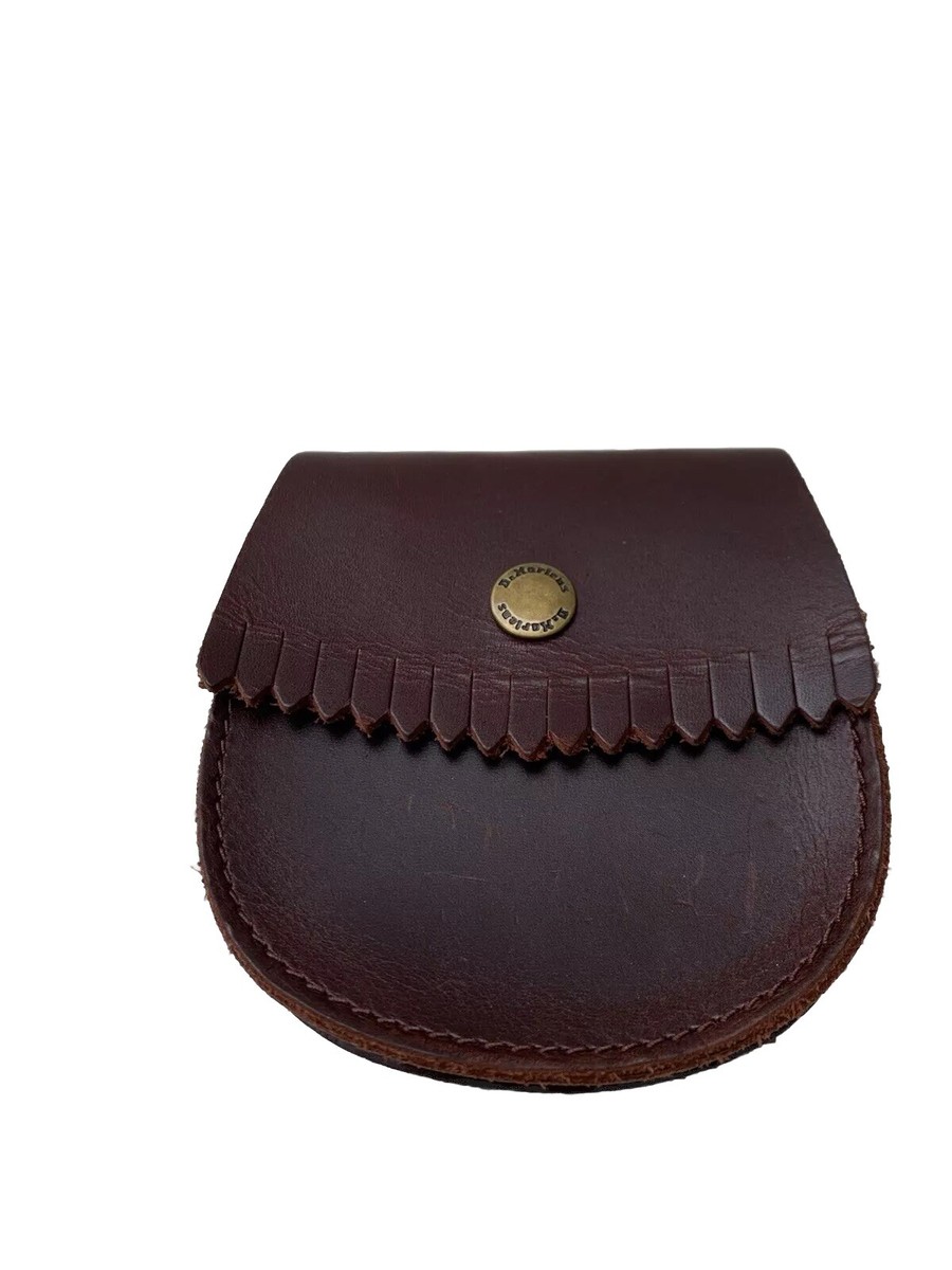 MCMドッグドールブラウンレザーケース Dr. Martens Small Leather Bag Brown Pouch Made in China | eBay