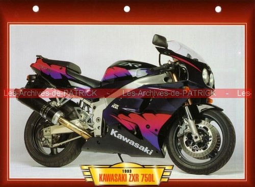 KAWASAKI ZXR 750 L ZXR750L ZXR750 1993 : Fiche Moto #000599 - Bild 1 von 2