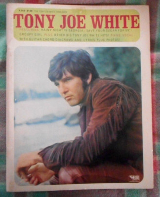 TONY JOE WHITE Song Book Original USA 70s GUITAR CHORD LYRICS & PHOTOS
