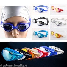 Non-Fogging Anti UV Swimming Swim Goggle Glasses Adjustable Eye Protect Adult