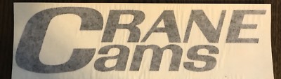 Crane Cams Decal Stickers Set Of (2) NHRA NASCAR Vintage Racing Stickers