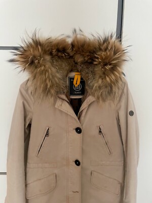 Winterjacke- Mantel, Damen - Parka, XS, rose, gebraucht, 