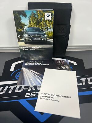 BMW 1 SERIES OWNERS PACK / HANDBOOK / MANUAL WITH WALLET 2018~2020 ...