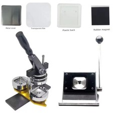 FREE SHIPPING 50 50mm Magnet Making Machine Square Button Maker Paper Cutter
