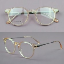 Stylish Acetate Frame With Titanium Temples Eyeglasses Frame Womens Lightweight