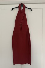 House Of CB Red Bandage Dress Size M