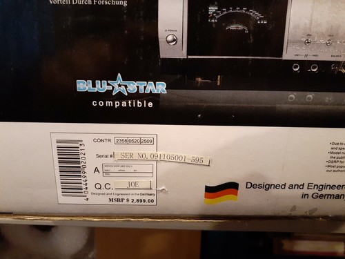 E- VOLK VA-101A 7.1 CH AV SURROUND INTEGRATED AMPLIFIER Rare Made In Germany - Picture 5 of 8