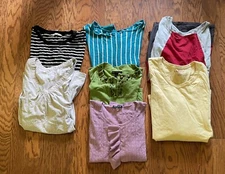 Womens Plus Size Shirt Size Large 18/20 Lot Of 7 Mixed Brands And Styles